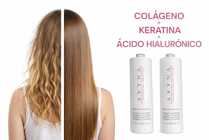 Avinna Professional Hyaluronic Shampoo and Hair Mask Set