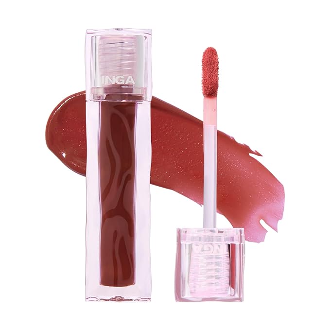 INGA Blurring Velvet Matte Lip Tint - Soft-Blur Matte Finish, Waterproof, Transfer-Proof, Long-Lasting Lip Stain, Lightweight Buildable Color with Hydrating Comfort (Red Whiskey)