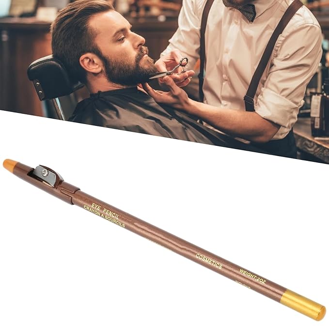 Beard Pencil Filler - Professional Beard Care Kit with Shaping Tool for Styling and Liner (light brown)
