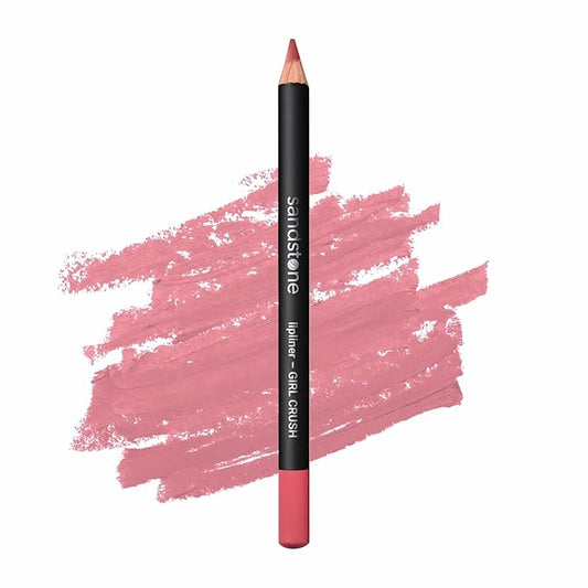 Sandstone Scandinavia Hypoallergenic Lipliner - Smooth texture - Fragrance Free Lip Liner Pencil - Intense pigmentation and long lasting (Girl Crush, 0,04)