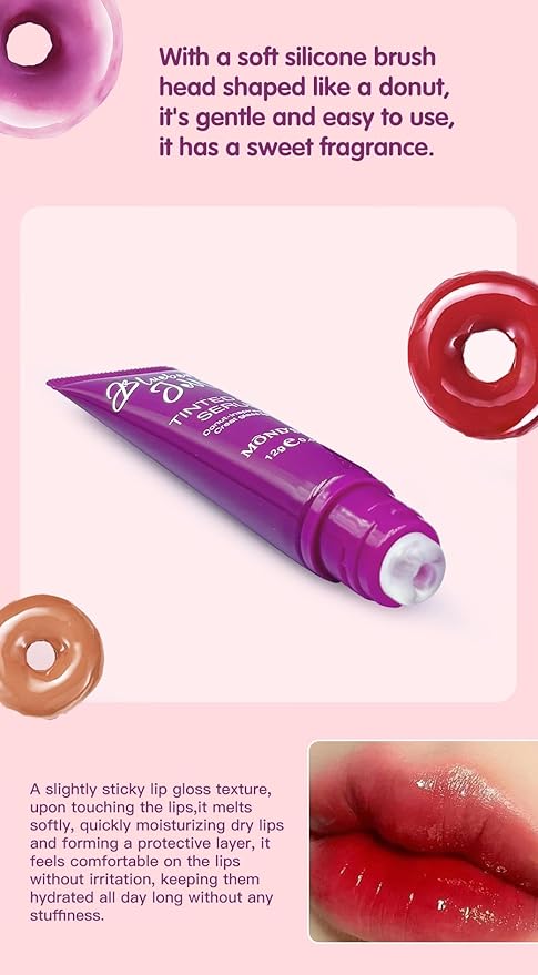 MOND'SUB Blueberry Jelly Tinted Lip Serum: Tinted Lip Balm & Lip Gloss for Women, Lip Oil-Infused Lip Balm Remedy