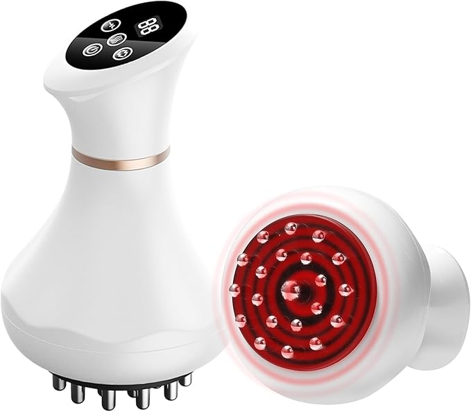 HuiPoLii Lymphatic Drainage Massager & Anti Cellulite Massage Tool, Helps Reduce Stretch Marks & Cellulite, for Legs, Arms & Belly.