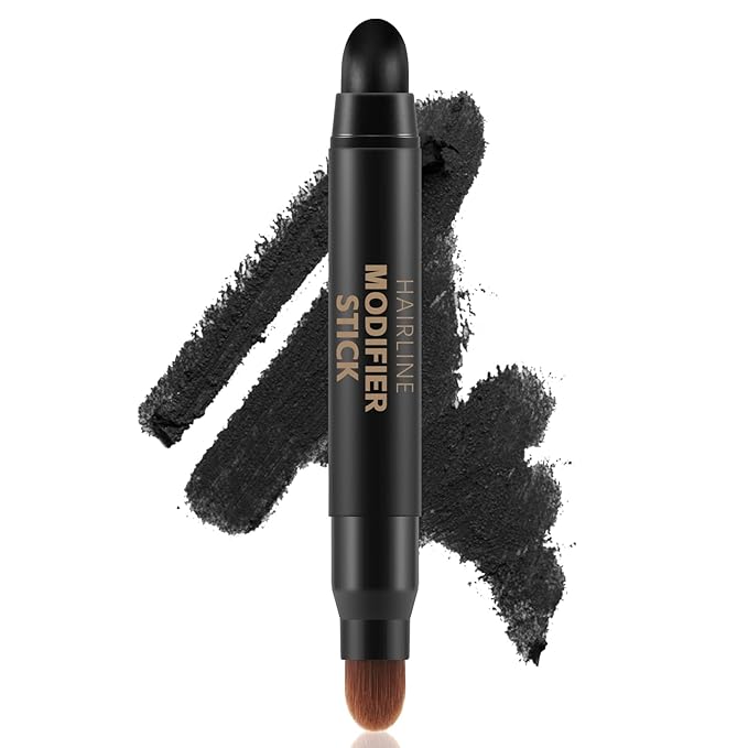 Boobeen Dual Ended Gray Away Root Touch Up Stick, Long Lasting Grey Hair Coverage Touch Up for Men and Women, Temporary Thinning Hair Concealer