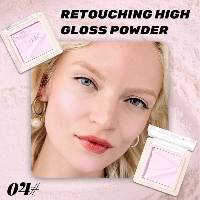 Contour & Highlighter Palette - Nude Pink Beige White Clear Natural Brightening, Non-Cakey Satin Finish for Flawless Sculpting (04# Milk Pink)