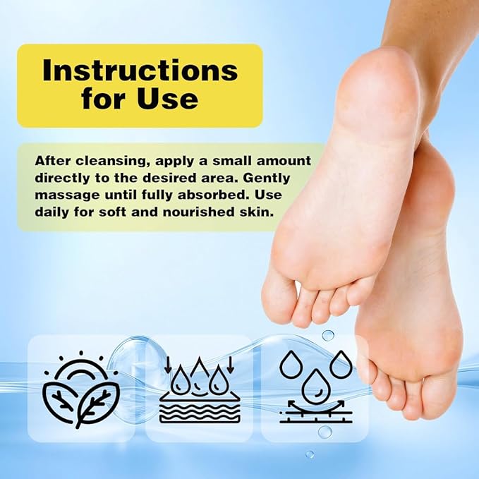 nvyue 60% Urea Cream Stick Plus 2% Salicylic Acid,Foot Cream Moisturizer for Dry Cracked Feet, Knees, Elbows, Hands, Moisturizes and Hydrates,1.41 oz
