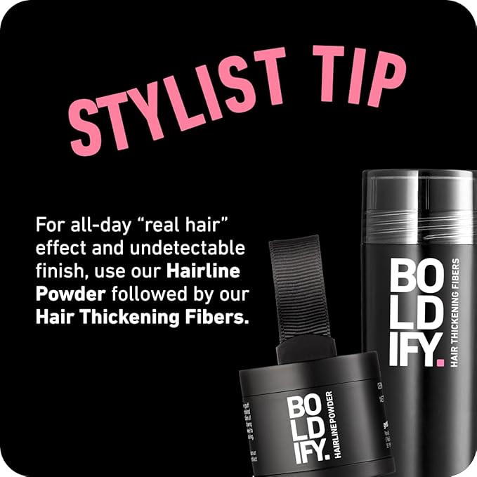BOLDIFY Hairline Powder Color Sample Kit - Root Touch Up Hair Color for Gray Coverage - Bald Spot Concealing Hair Powder for Women & Men - 24-Hour Stain-Proof - Grays