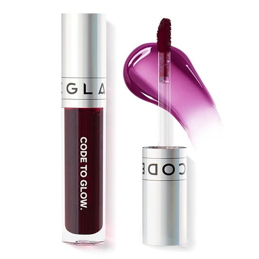 Glam Code Wipe-Off Lip Stain, Long-wearing Matte Lip Tint Lightweight Non-stick to Cup Transfer-Resistant and Smudge-Proof Highly Pigmented Vibrant Kiss-Proof Lip Stain - 05# Jam Purple