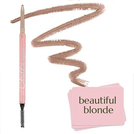 Chella Eyebrow Pencil – Easy-to-Use Brow Definer for Shaping, Filling & Blending – Long-Wear Blonde Eyebrow Pencils for Women with Precise Tip (Blonde)