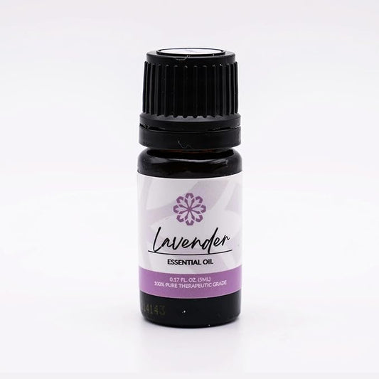 Essence Lavender Essential Oil – Pure & Therapeutic Grade – Perfect for Aromatherapy, Diffusers & Recharging Essence Nasal Diffuser Rings – Natural Stress & Mood Support (5mL)