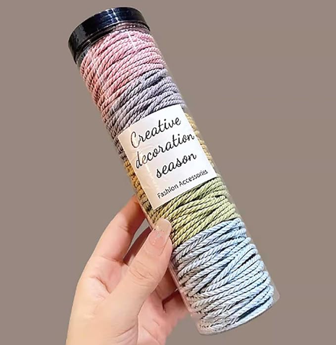 Elastic Hair Ties, Thick Seamless Hair Bands No Damage Soft Ponytail Holders Hair Accessories for Girls Women (A 200 Pieces,One Size)