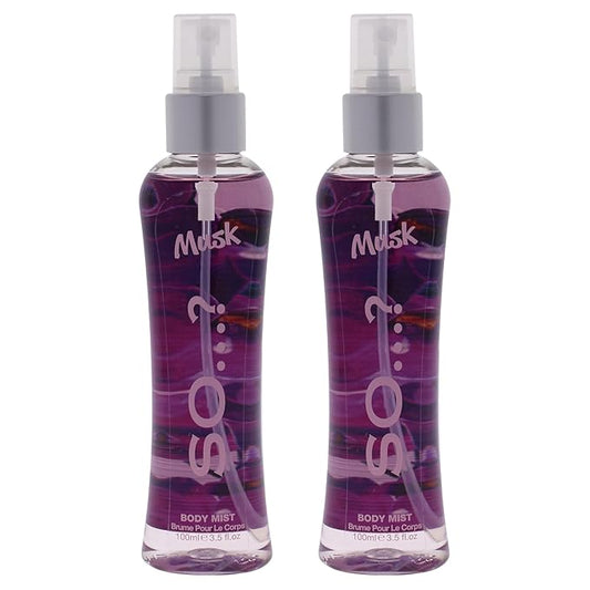 Musk Body Mist by So…? for Women - 3.5 oz Body Mist - Pack of 2