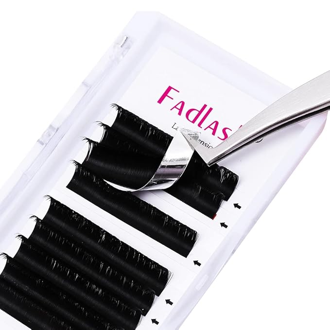 Easy Fan Lash Extensions 8~20mm Mega Volume Lash Extensions 0.05 0.07mm Self Fanning Eyelash Extensions 3D~10D Easy Volume Fan Lashes by FADLASH (0.07-C, 14mm)