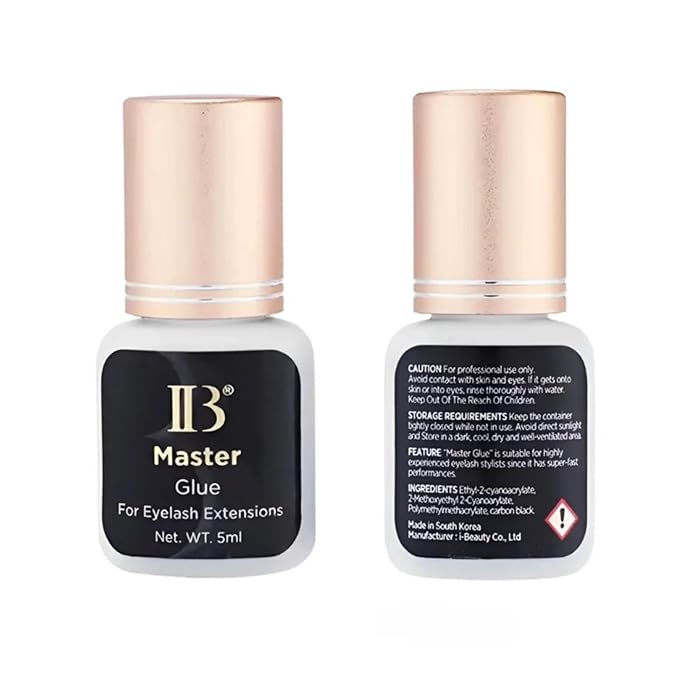 IB Beauty Glue New IB Lash Eyelash Extension Master Glue 0.5S Dry Long Last Korea Original Adhesive Supplies Strong Cola 5ml Professional Salon Use by Lava