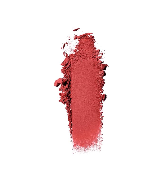 MAKE Beauty Skin Mimetic Microsuede Blush - Matte Powder Blush for Cheeks with Long Lasting Color - Non Comedogenic, Travel Size Makeup Single Palette. Shade - Crimson Sky (Red)