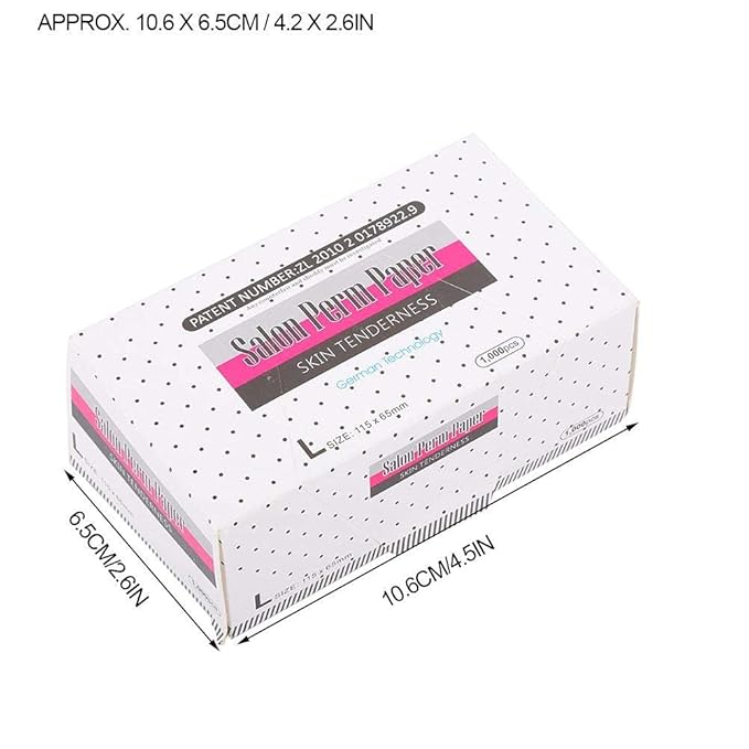Breathable Permanent Hair Perming Kit - Perming Solution with Mesh Papers for Home Hair Perms