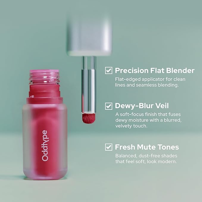 Unseen Blur Soft-matte Lip Tint Long-Lasting Stain, Blendable 3.2g, Holiday Stocking Stuffer, Winter Makeup Essentials (178 Speak easy, 0.11 oz)