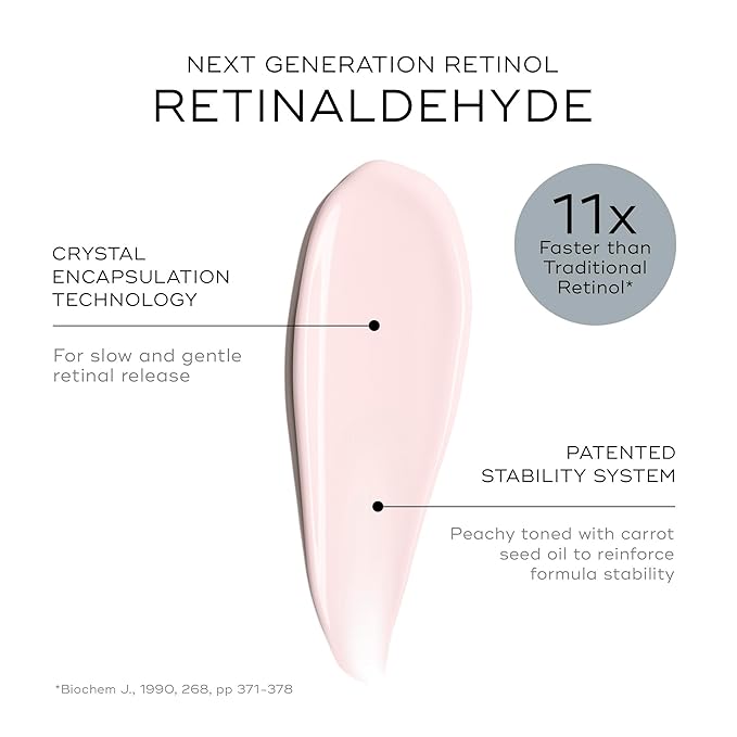 Medik8 Crystal Retinal 1 - Firming, Advanced Skin Retinaldehyde Face Serum - Night Serum with Hyaluronic Acid and Vitamin E - Gluten Free - 1 oz