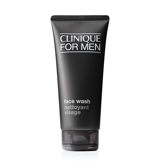 Clinique For Men Face Wash For Normal To Dry Skin Types | Mild Facial Cleanser | With Aloe Vera + Sucrose | Cleanses + Refreshes, 6.7 Fl Oz