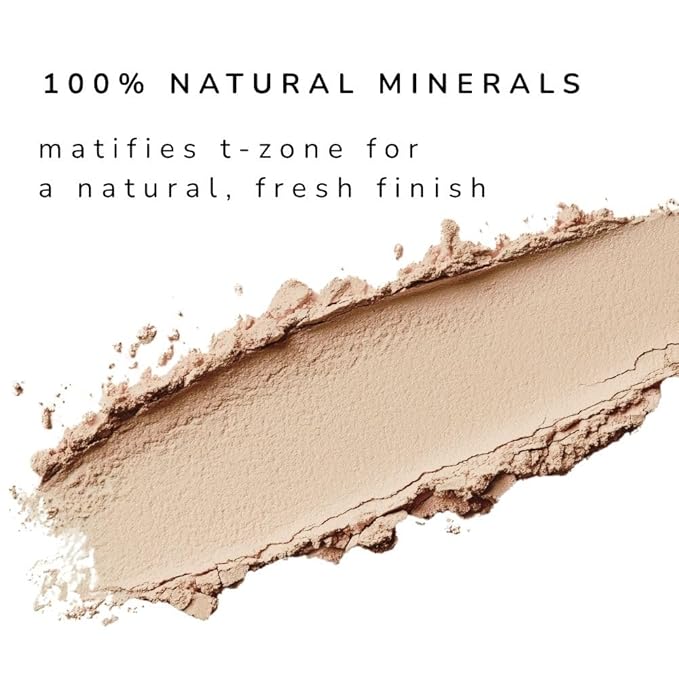 Emani HD Bamboo Setting Powder for Makeup or No Makeup Look, Natural Minerals for Sensitive Skin, Talc Free, All Skin Tones, Made in the USA