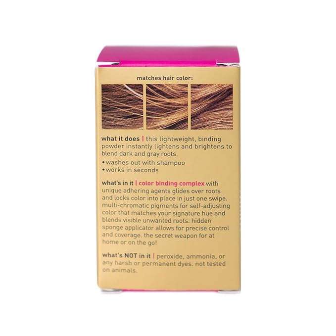 Root Touch Up Powder for Medium Blonde Hair by Style Edit | Temporary Color for Dark Roots, Highlights, Grays, Thinning Hair and Hairline - 2 Pack