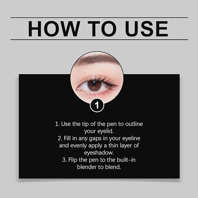 Eyeshadow Stick, Perfect Color Duo-Shadow Liner 2-in-1 Eyeliner & Eye Shadow Stick, Easily Blendable & Buildable, Waterproof, Creamy Easy-Glide, For Effortless Smoky Or Natural Eye Makeup(02+05)