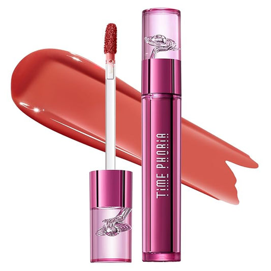 Altera Blurring Lip Tint 009 Glimmer, Nude Peach Glossy to Soft Matte Finish, Blur Lip Lines, Weightless No-Sticky Airy Velvet Texture, Vibrant Hydrating Long-Lasting Lip Makeup