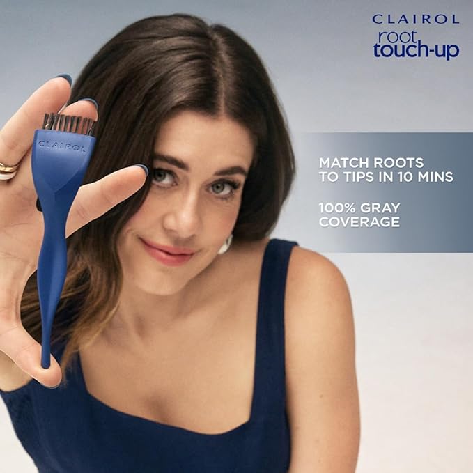 Clairol Root Touch-Up by Nice'n Easy Permanent Hair Dye, 4G Dark Golden Brown Hair Color, Pack of 2