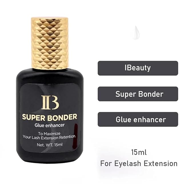 2 Bottle Original IB Super Plus Glue/IB Super Bonder for Eyelash Extensions Korea Professional Salon Glue Makeup Tools Use by Lava