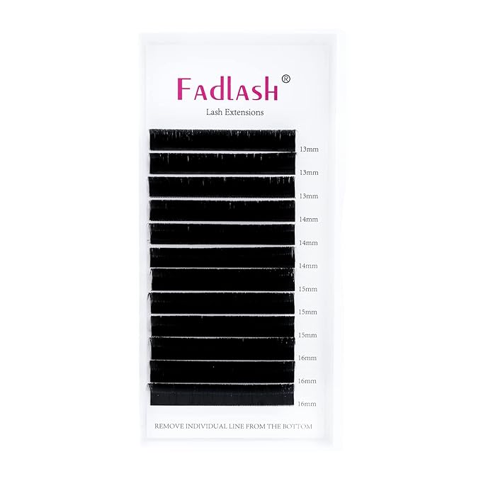 Easy Fan Lash Extensions 13-16mm Mixed Tray Self Fanning Volume Eyelash Extensions .03 .05 .07 .10 Rapid Blooming Lash Extension (0.05-DD, 13-16mm Mix)