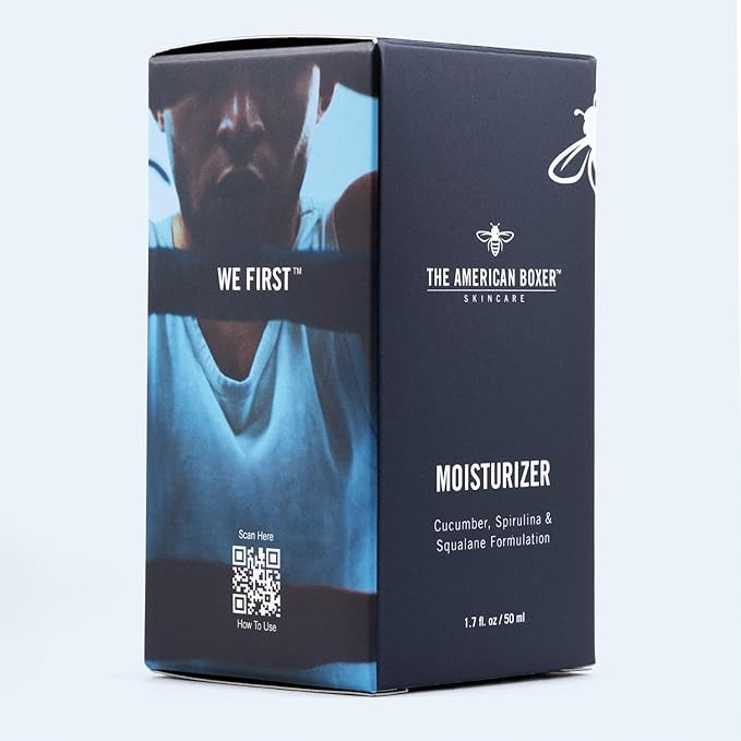 Mens Face Moisturizer, Hydrates Dry Skin, Soothes Irritation, Eliminates Razor Burn & Redness, Daily Use Moisturizing Face Cream, Anti Aging & Anti Wrinkle, Fragrance Free, No Sticking, No Strong Odor