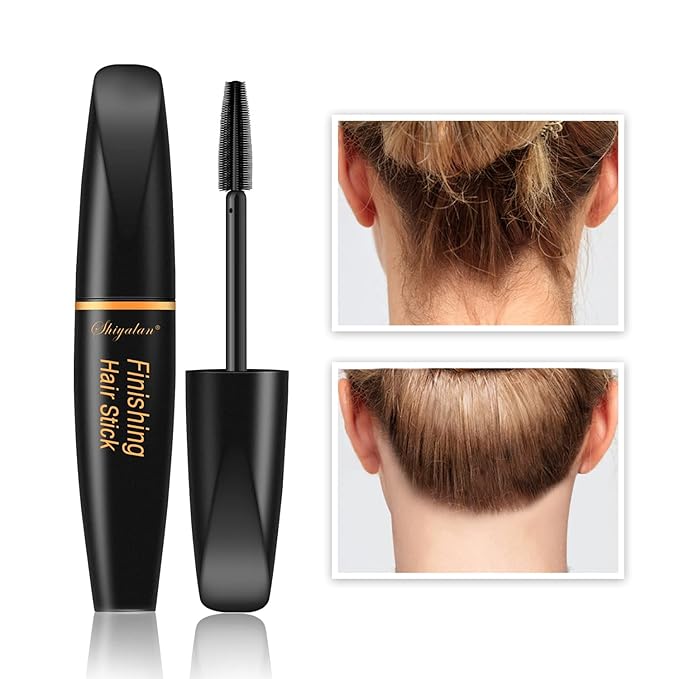 SUOFEIYA Hair Finishing Stick for Women, Natural Ingredients, Frizz Control, Hair Mascara for Flyaway - Hair Gel for All Hair Types, 0.53 Fl Oz