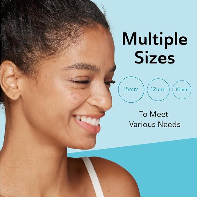 DERMA ANGEL Ultra Invisible Acne Patches for Cystic Acne Treatment Pimple Patches for Cystic Acne Blemish Patches Hydrocolloid Patches - Day & Night Use - UPGRADED (Acne Specialist 120 Count 3 Sizes)