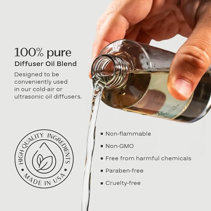 AromaPlan Hotel Scent Diffuser Oil Apple Pie 5 Fl Oz (148ml) Fall Collection– Luxury Hotel & Home Fragrance Oil - Non Toxic - Made in USA - Bigger Bottle, Bolder Aroma & Longer Lasting