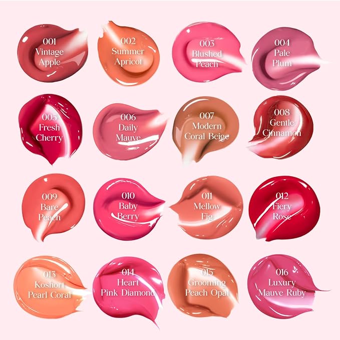 CLIO CRYSTAL GLAM TINT (014 HEART PINK DIAMOND), Glossy Finish, Lightweight, Buildable, Glass-Like, Smoothing, Long-Lasting, Vivid