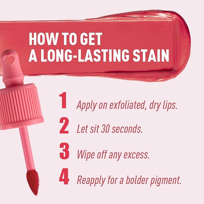 Peripera Ink The Velvet Lip Tint - High Pigment Color, Longwear, Weightless, Gluten-Free, Paraben-Free (049 Last RED)
