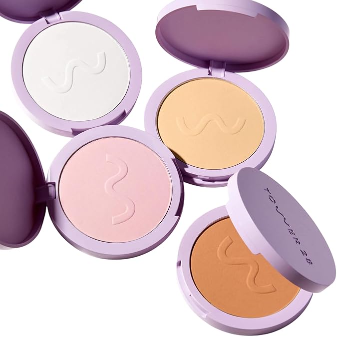 Tower 28 GetSet™ Talc-Free Setting Powder – Blurring, Soft Matte, Sweat-Proof & Transfer-Proof – Hydrating, Sensitive Skin Safe, Vegan & Cruelty-Free – Hermosa Honey