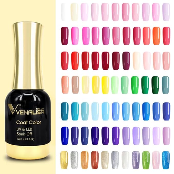 VENALISA Ivory White Gel Nail Polish 1 Pcs 12ml Gel Polish Soak Off UV Salon Manicure DIY at Home Nail Art For Girls Women