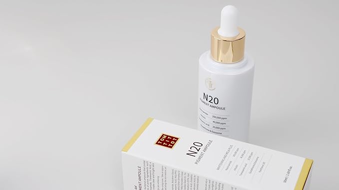 tom-tit-tot N20 Pigment Ampoule - Brightening and Moisturizing, Care for Sensitive Skin, Niacinamide, CICA, Arbutin and Tranexamic Acid, Korean Premium Skin Care (50ml / 1.69 fl.oz)