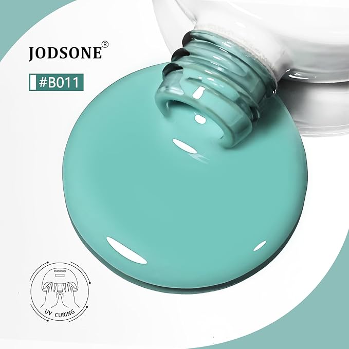 JODSONE Sage Green Gel Nail Polish 10ml Muted Green Nail Color Long-Lasting Chip-Resistant Professional Finish Easy to Apply Low Odor Need U V Lamp Curing