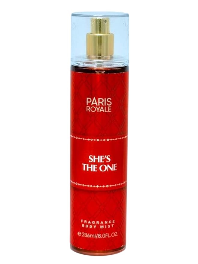 Paris Royal She's the One Body Mist for Women, 8 Fl Oz - Romantic & Irresistible Fragrance - Alluring Signature Body Spray (She's the One)