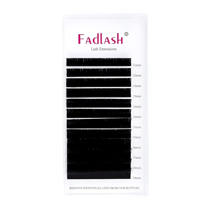 Mega Volume Lash Extensions 0.03-0.10mm C D CC DD L Curl 8-30mm Length Easy Fan Volume Lashes Self Fanning Eyelash Extensions 2D-20D (0.05-CC, 11-19mm Mix)