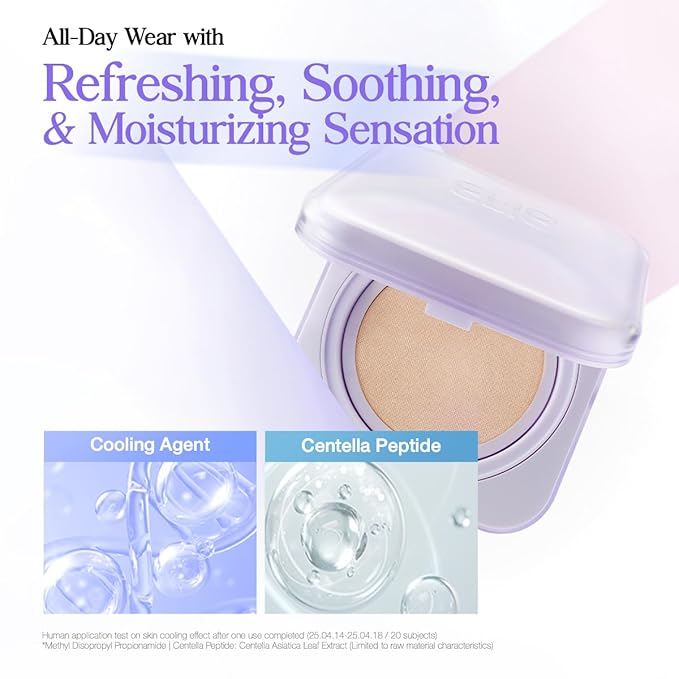 CLIO Kill Cover Mesh Blur Cushion Foundation, Flawless Full Coverage, Pore Blurring for Smooth Skin, Semi-Matte Finish, Long-Lasting, Lightweight, Oil-Control, Korean Foundation (21C LINGERIE)