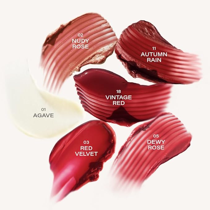 Melixir Vegan Lip Butter (12 Colors), Hydrating Tinted Lip Balm Stick, Bee-Free, Petrolatum-Free, Plant-Based, Moisturizes Dry & Chapped Lips With Shea Butter, Sheer, Natural Finish - #03 Red Velvet