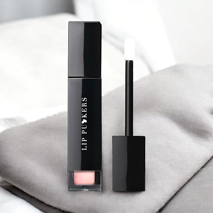 Plump Crush Lip Plumper, Sheer Nude Pink, Paraben-Free, High-Shine Finish, Plumping & Hydrating with Hyaluronic Acid, Collagen, Peptides