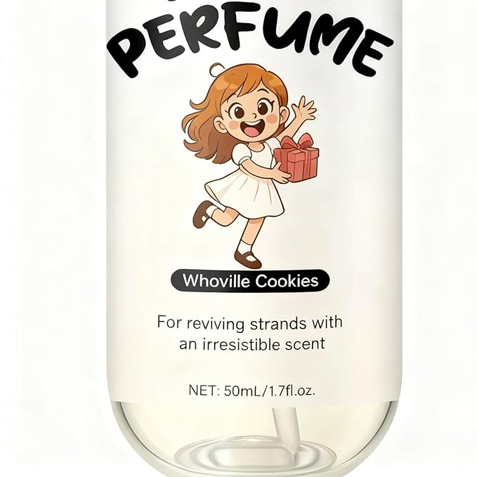 Long Lasting Hair Perfume, Fragrant Scent Spray, 50ml Travel Perfume with Fine Mist, Glass Bottle Elegant Design, Womens Hair Fragrance for Evening Date, Daily Day Use for Commuting