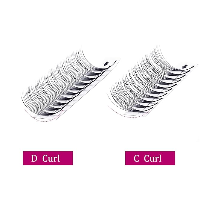 10D Premade Volume Eyelash Extensions Pro Ponit Premade Lash Extensions Fans Pre Made Fanned Russian Volume Lash Extensions Long Lasting (10D-0.07-D， 18mm)