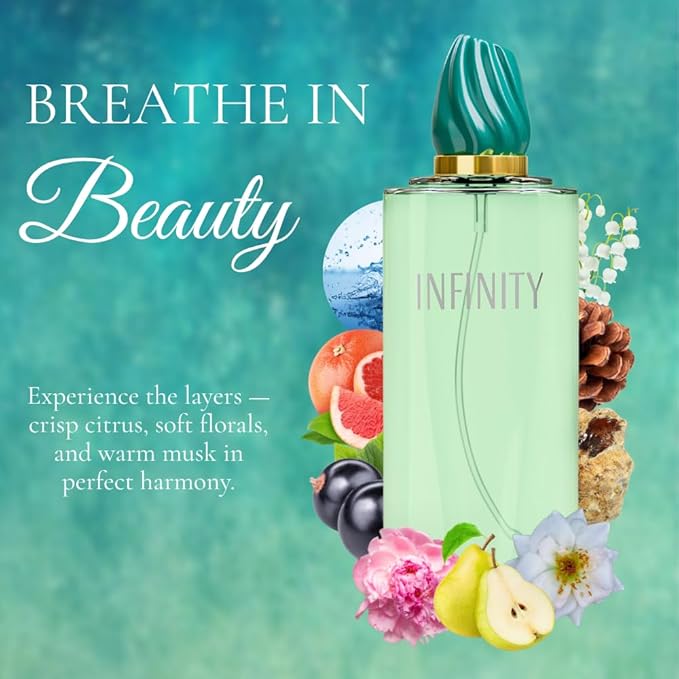 Sandora Fragrances Perfume for Women – INSPIRED by A WORLD RENOWNED WOMEN'S PERFUME – Grapefruit, Black Currant, Peony, Cedar – Fresh, Fruity, Floral, Long-Lasting Eau De Parfum 3.4 oz