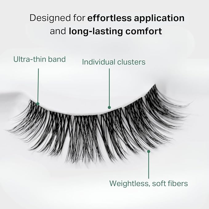 Y’OUR Everything Eye Lashes Clusters | Reusable Lash Cluster Comfortable for 4–7 Day Wear | Lightweight, Easy-to-use, Cruelty-Free | Salon-Quality DIY Lash Extensions at Home for Every Eye