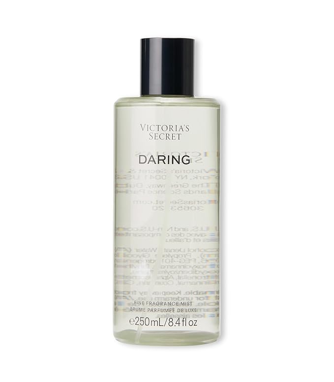 Victoria's Secret Daring Fragrance Mist, Notes of Bright Bergamot, Warm Oakmoss and Bold Amber, Body Spray for Women (8.4 oz)