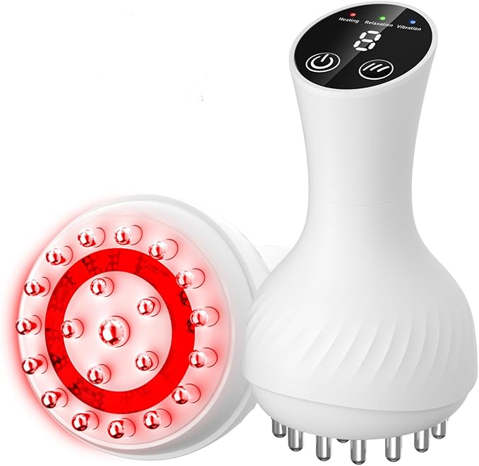 HarrFlow Lymphatic Drainage Massager & Anti Cellulite Massage Tool,New Lymphatic Massager,Helps Reduce Stretch Marks & Cellulite，for Belly, Arms & Legs,Body Sculpting Machine with Heat & Vibration